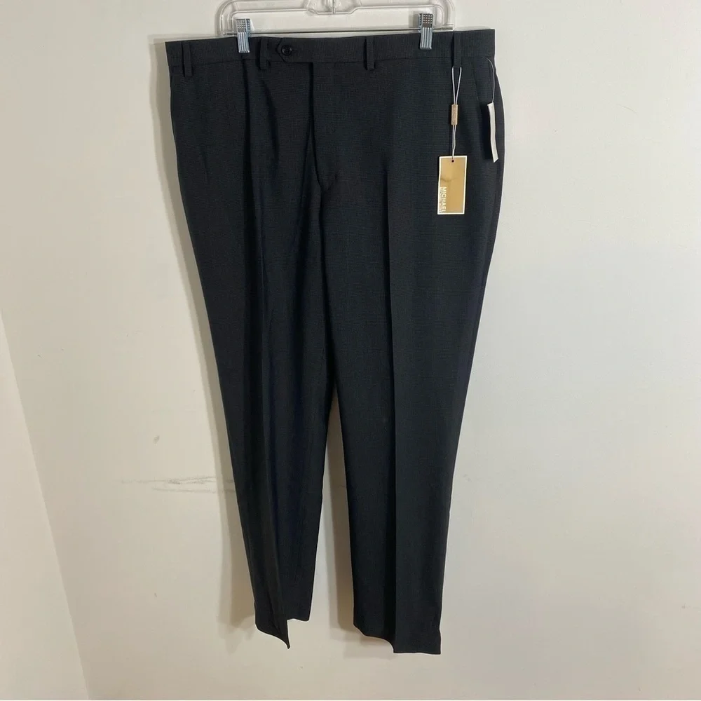 Michael Michael Kors Charcoal Dress Pants NEW 40x32 Gray Pleated